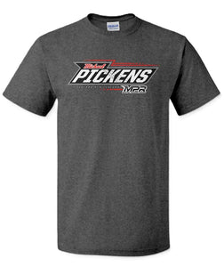 Michael Pickens 2024 Signature Sprint Car T-shirt - Charcoal