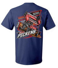 Load image into Gallery viewer, Michael Pickens 2024 Signature Sprint Car T-shirt - Dark Blue
