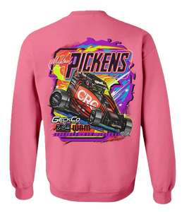 Michael Pickens 2024-25 "Neon Win" Sweatshirt - Pink