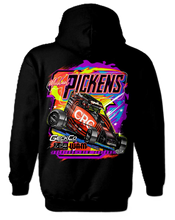 Load image into Gallery viewer, Michael Pickens 2024-25 &quot;Neon Win&quot; Hoodie - Black
