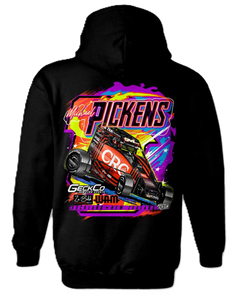 Michael Pickens 2024-25 "Neon Win" Hoodie - Black