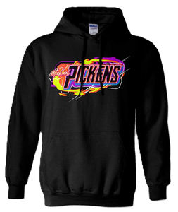 Michael Pickens 2024-25 "Neon Win" Hoodie - Black