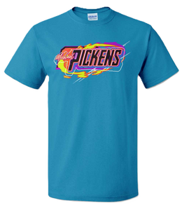 Michael Pickens 2024/25 "Neon Win" T-shirt - Blue