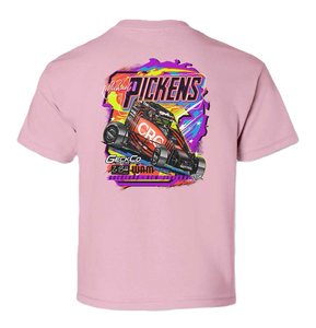 Michael Pickens 2024/25 "Neon Win" T-shirt - Pink