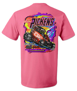 Michael Pickens 2024/25 "Neon Win" T-shirt - Pink